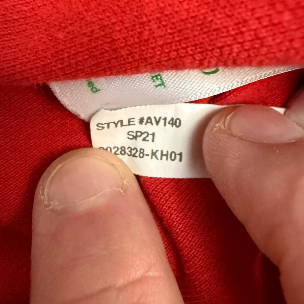 J. Crew Mens Red Flex Pique Polo Shirt Untucked Size M‎ Short Sleeve